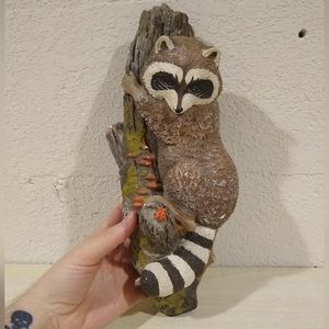 Raccoon Wall Plaque